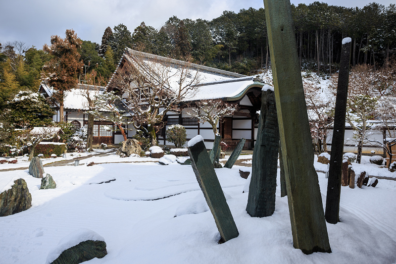 【額縁光景・その７】圓光寺・銀世界_f0155048_128238.jpg