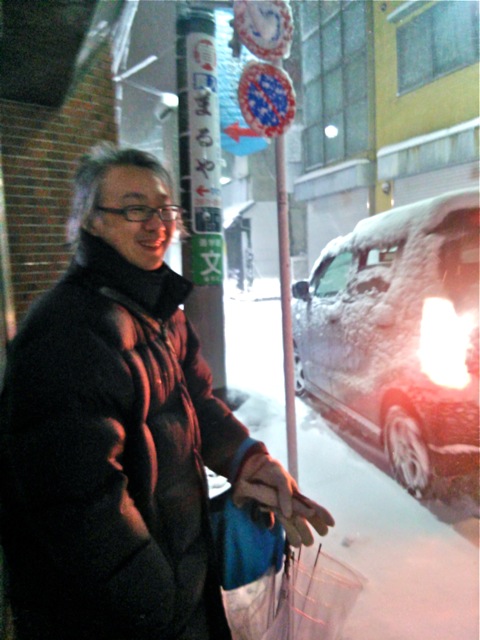 ドカ雪ライヴ!@FlYING TEAPOT with 加藤崇之、村田直哉_d0244370_255595.jpg