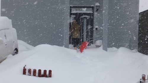 吹雪の釧路と吹き溜りのジーちゃんの家を救え＊_b0300818_21583881.jpg