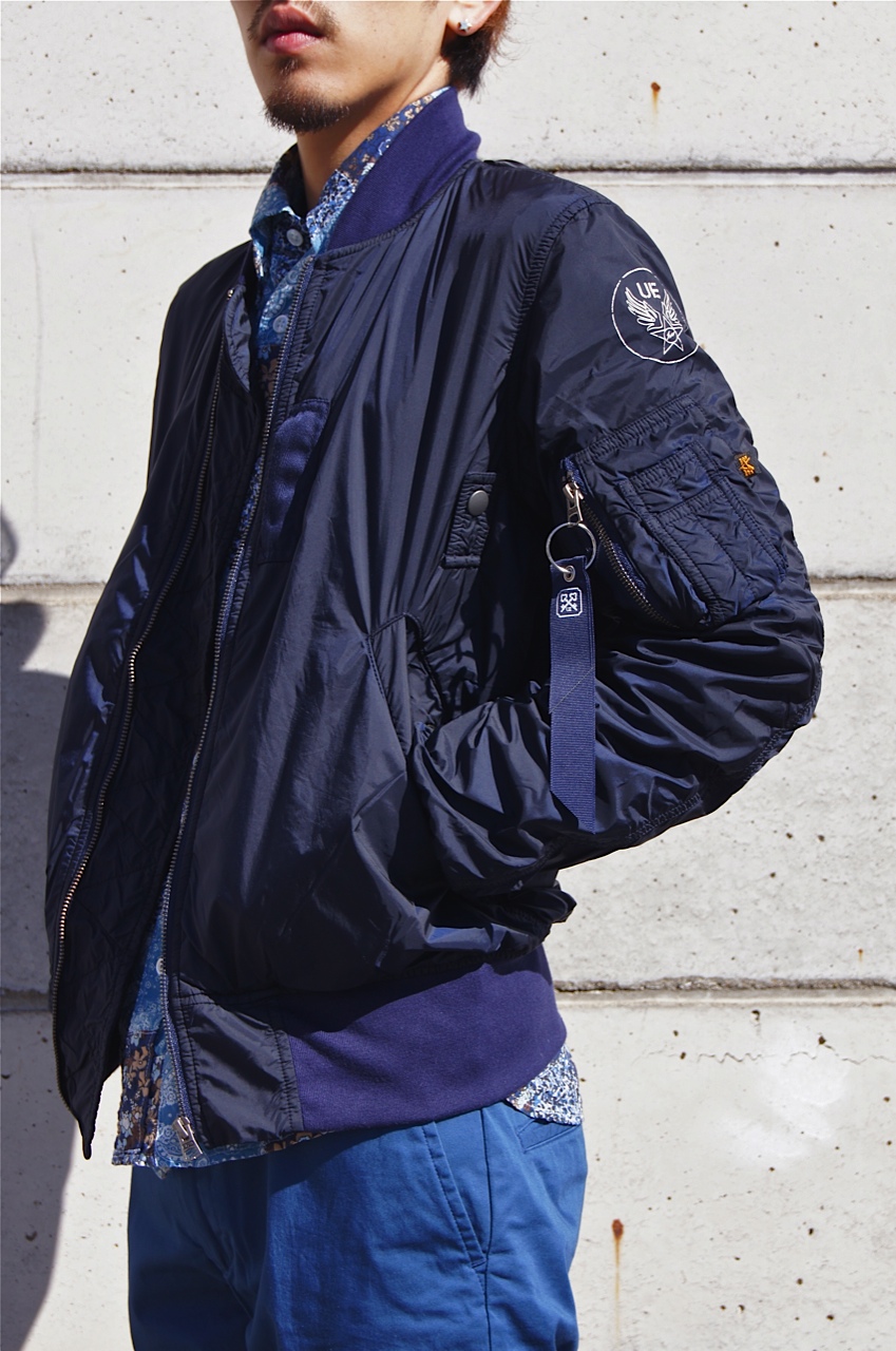 人気商品は uniform : uniform experiment MA-1 ALPHA × BLOUSON