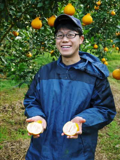 デコポン(肥後ポン) 樹上完熟デコポン「ひのゆたか」 採りたて手軽なむき方で味わいました_a0254656_17395457.jpg