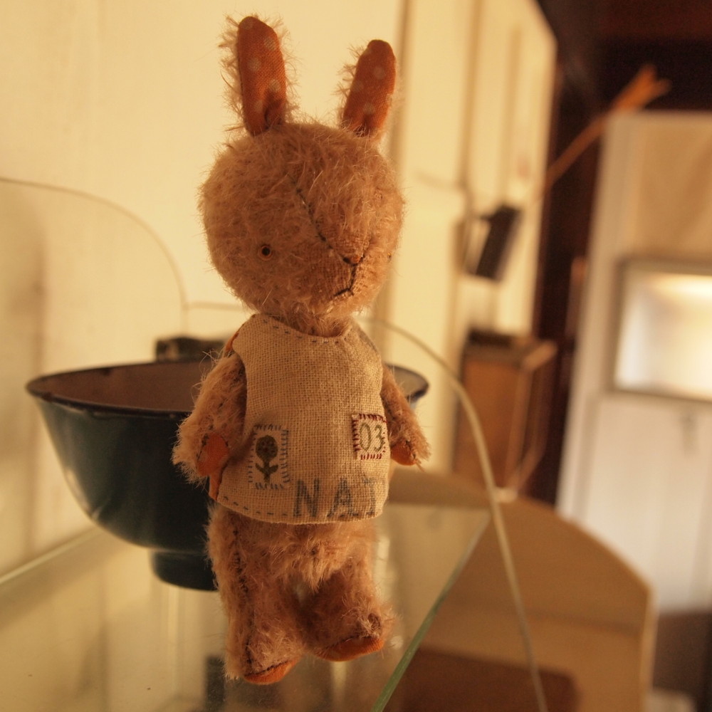 yofugetuさんのお人形たち、うさぎ、くま、ぶた、くま、わんこ、ねこ…_f0129557_1431715.jpg