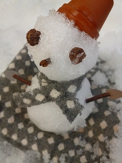 snowman 雪かきのあとで・・・_a0165160_14510148.jpg