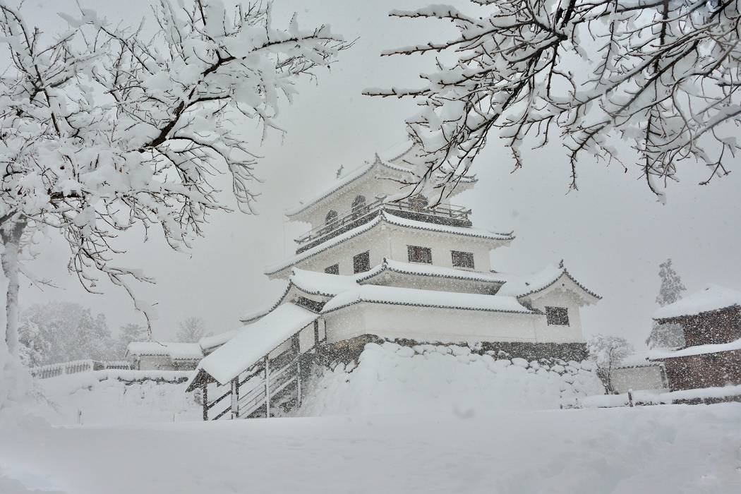 雪の白石城 ぶらりと写真旅 雪の白石城 ぶらりと写真旅