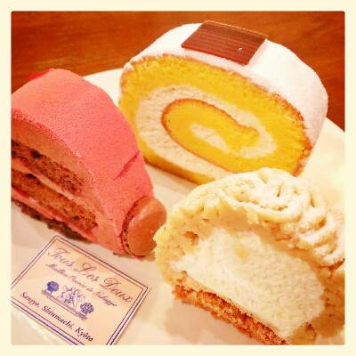 モンブラン ロールケーキ カシスショコラ トゥレドゥー 関西cake Report