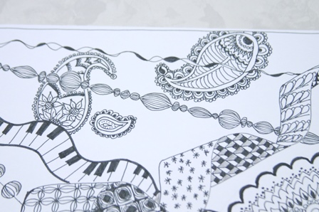 ゼンタングル 流れのように 日々のあれこれ帳