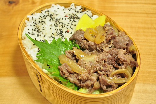 レンジ牛丼弁当_b0171098_6455179.jpg