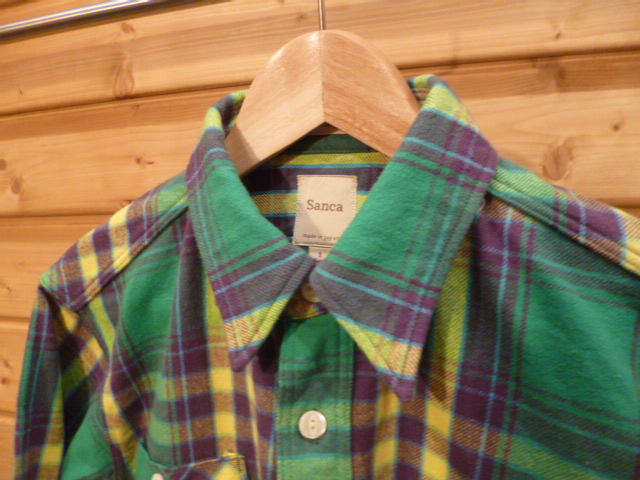 SANCA　NEL CHECK WORK SHIRTS/サンカ　ネル　チェックワークシャツ_c0138070_21541691.jpg