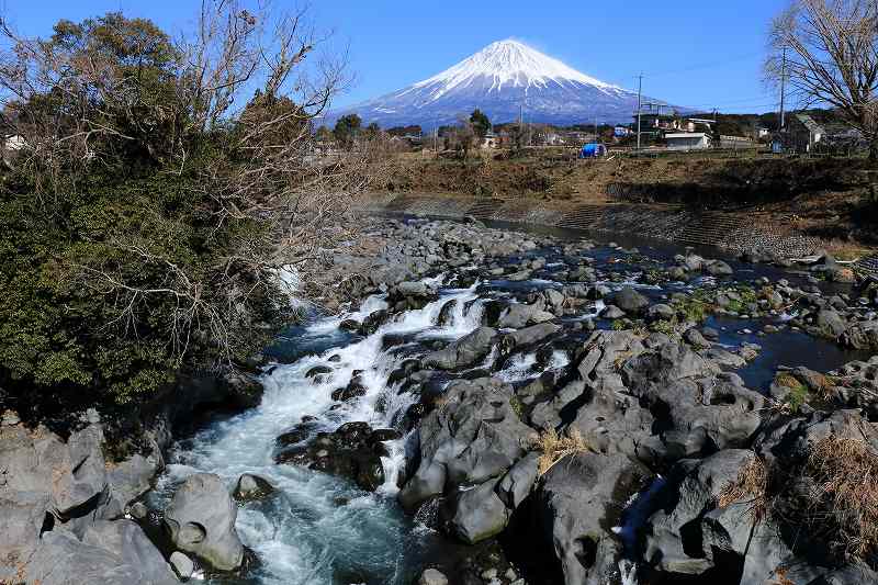 芝川からの富士山～①_a0188405_8165742.jpg