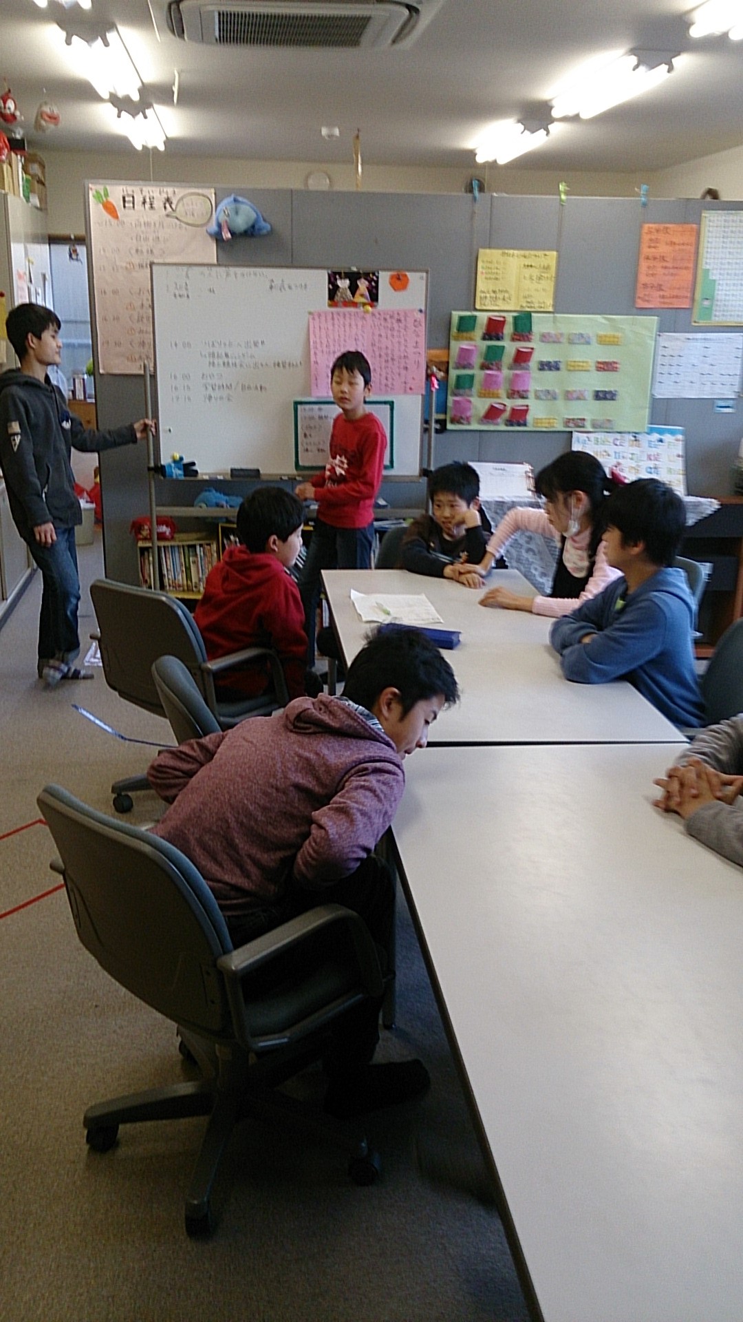 高学年チーム 反省会_f0065444_16494981.jpg