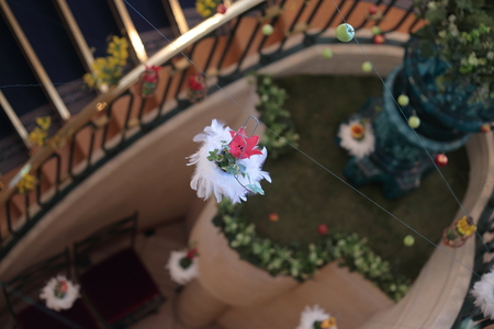 春の装花 シェ松尾天王洲倶楽部さまへ_a0042928_93446.jpg