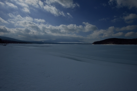 2014年2月22日　山中湖　ダイヤモンド富士_c0314839_10290819.jpg