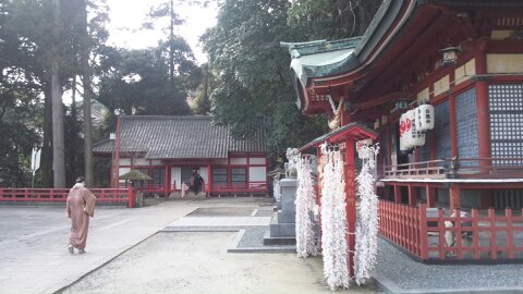 茶道月釜　別府”朝見神社”_d0230676_1642238.jpg