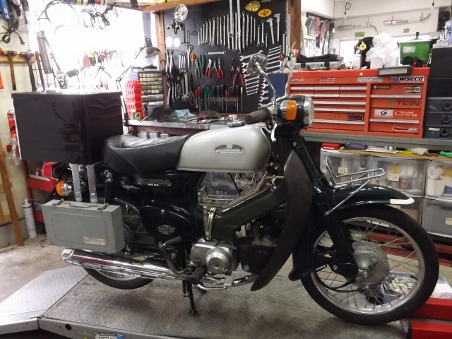 スーパーカブ９０ｄｘ １０５ccボアアップ作業 モーターヘッド サイクルショップ