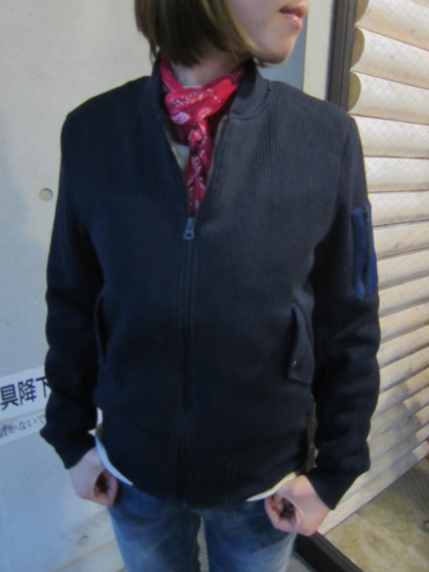 SOUND MAN ・・・ Cotton KNIT ZIP JACKET (Vincent)!★!_d0152280_23154254.jpg