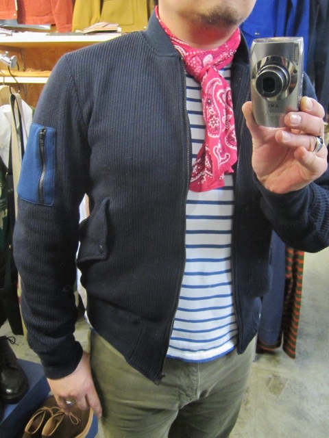 SOUND MAN ・・・ Cotton KNIT ZIP JACKET (Vincent)!★!_d0152280_23165368.jpg