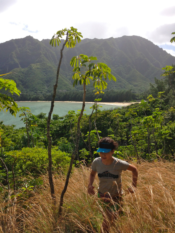 2014/01/23 Mountain Running Trip in Oahu of Hawaii Day.7  Nakoa Trail,Mt.Manamana_b0220886_1435180.jpg