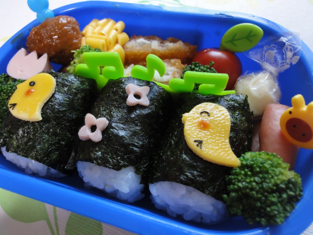 キャラ弁 俵むすび ひよこお弁当 子連れハワイ旅行blog キャラ弁 俵むすび ひよこお弁当 子連れハワイ旅行blog