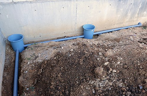 庭の水はけ対策 ２ 雨水枡の設置 透水管の埋設 Ar75ts