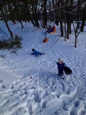 初！雪中キャンプ　中蒜山オートキャンプ場　2/22・23 _d0110262_913570.jpg