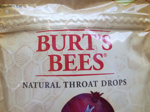BURT\'S BEES（バーツビーズ）NATURAL THROAT DROPS HONEY&POMEGRANATE_c0152767_2272890.jpg