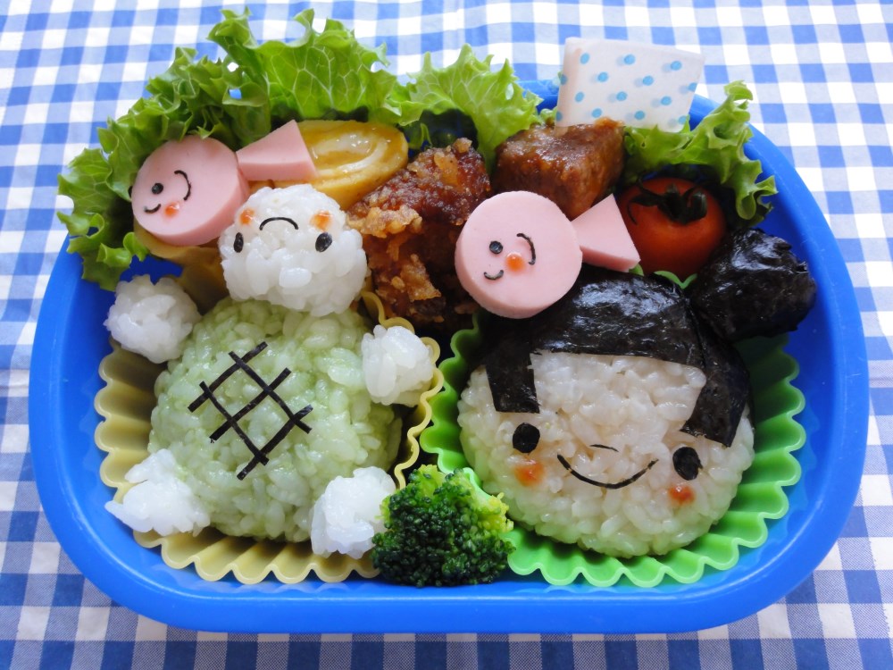 キャラ弁＊おゆうぎ会頑張れ！！うらしま太郎お弁当～♪_f0285497_1503547.jpg