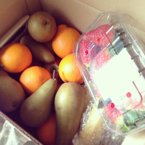 Organic veg boxとピクルス。_a0215008_0115475.jpg