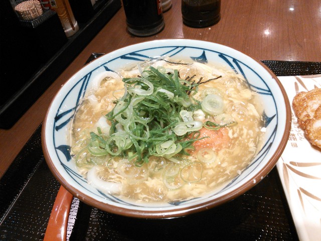 「明太あんかけうどん」@丸亀製麺_c0212604_23292981.jpg
