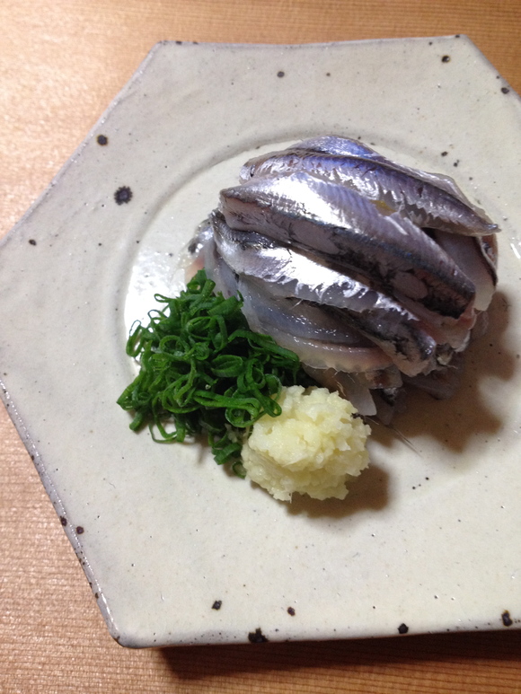 小イワシの刺身が Chef Shinの日々 小イワシの刺身が Chef Shinの日々