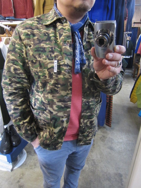 CHEVRE in France ・・・ 人気のフランスWORK よりカモ柄CoverAll JACKET!★!_d0152280_13392178.jpg