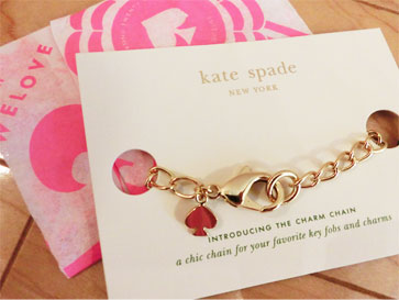 kate spade☆ 卒業生chanとの縁。(福毛との別れw)_d0224894_2522055.jpg