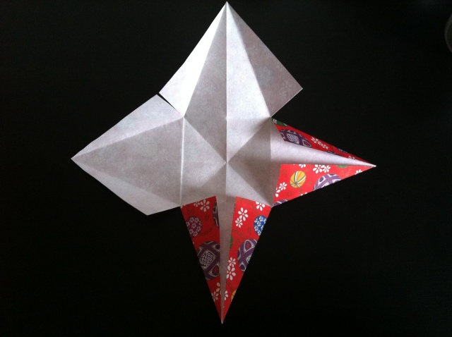 折り紙で雛人形 -女雛- ✿ Origami Ⅻ ①_b0246303_22475416.jpg