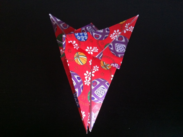 折り紙で雛人形 -女雛- ✿ Origami Ⅻ ①_b0246303_23372078.jpg