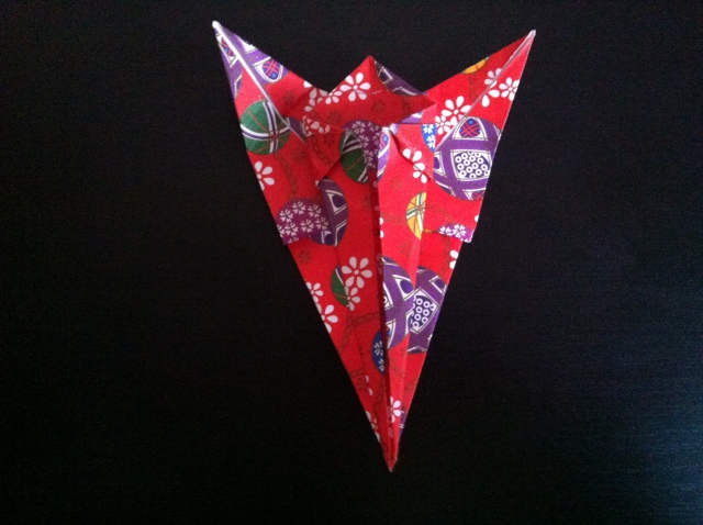 折り紙で雛人形 -女雛- ✿ Origami Ⅻ ①_b0246303_23390791.jpg