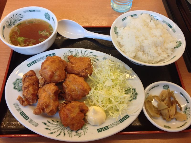 唐揚げ定食 日高屋 Lucky Dip666 唐揚げ定食 日高屋 Lucky Dip666