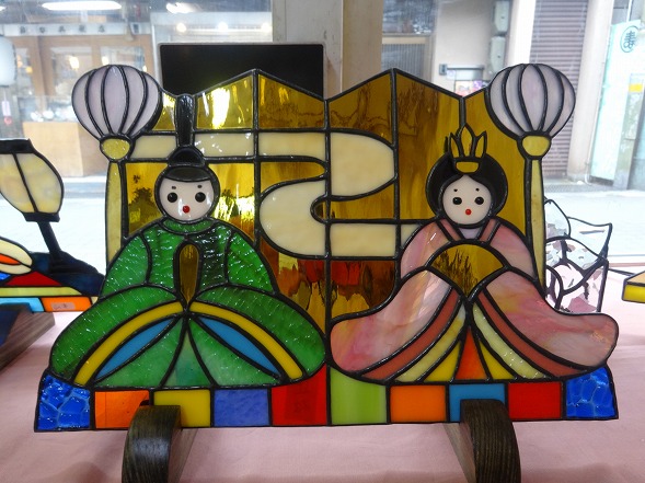 大和な雛祭り・ステンドグラスのお雛様 : 彩の気まぐれ写真