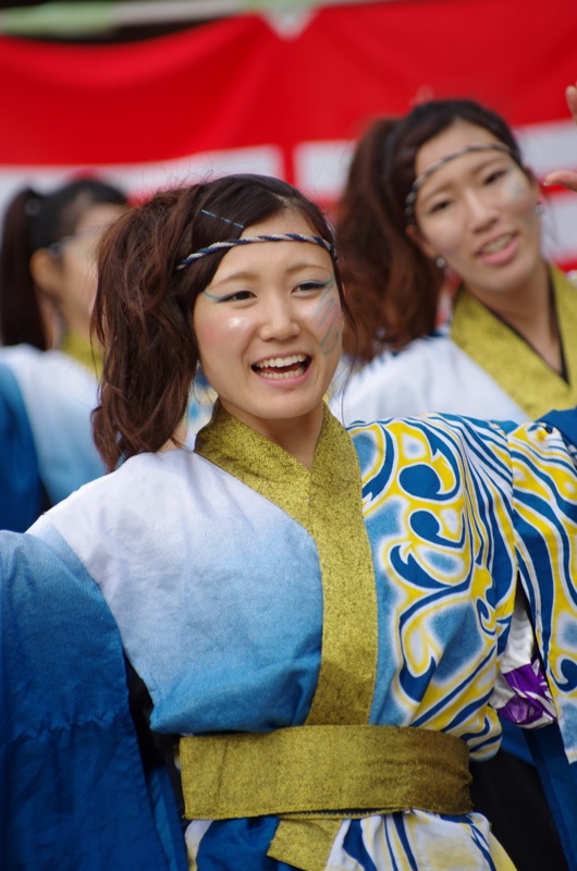 龍馬よさこい２０１３その２１（四天王寺大学YOSAKOIソーラン部仏喜踊）_a0009554_1222915.jpg