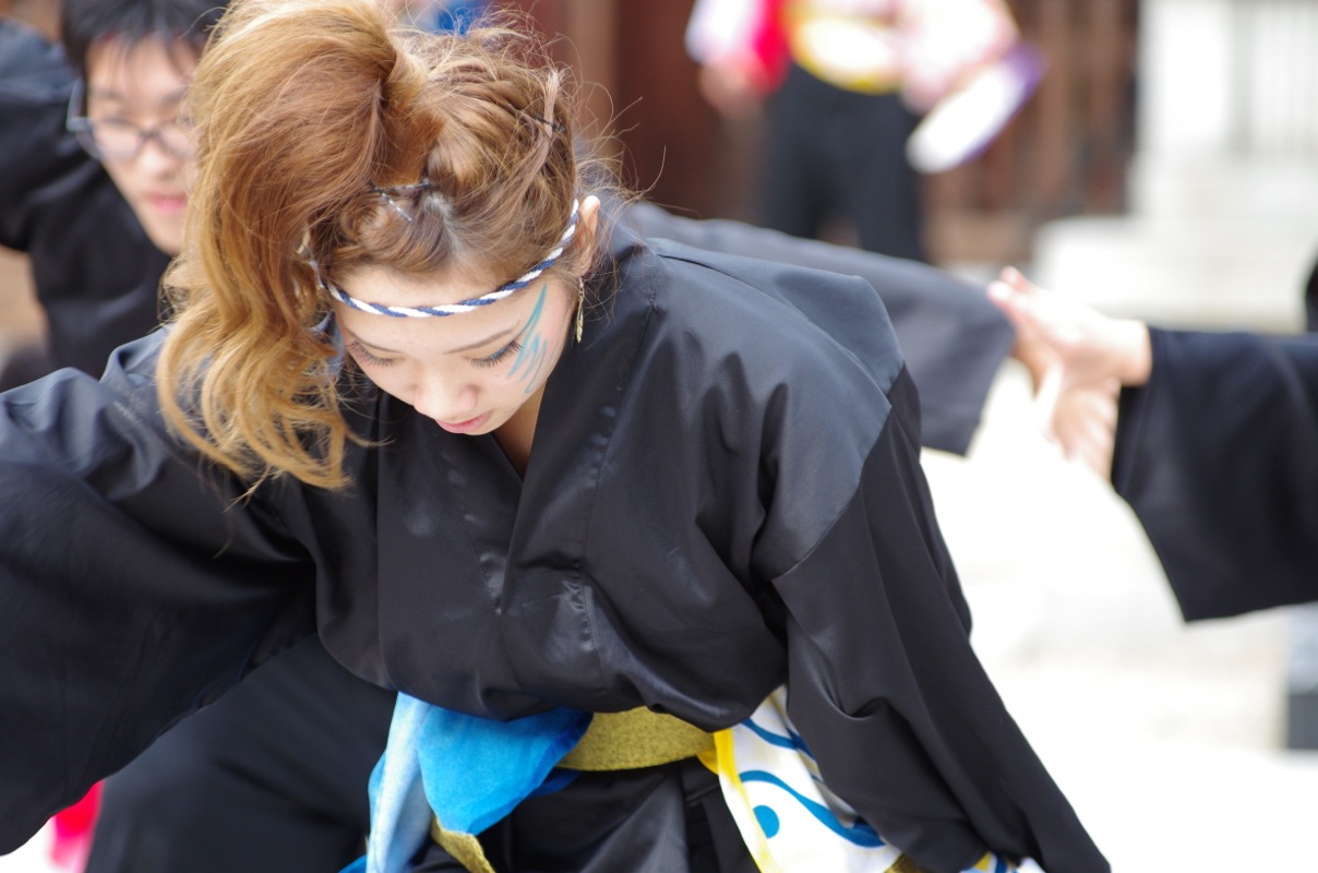 龍馬よさこい２０１３その２１（四天王寺大学YOSAKOIソーラン部仏喜踊）_a0009554_1255348.jpg