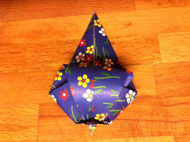 折り紙で雛人形 - 男雛 -✿ Origami Ⅻ ②_b0246303_08564861.jpg