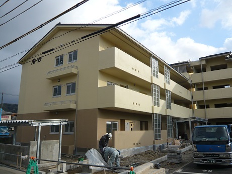 進捗状況「額県営住宅24年度建設工事45号棟（建築その2）」_d0095305_18314766.jpg
