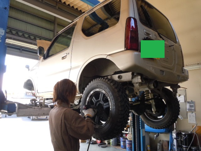 ジムニー 車検整備 奮闘中( ^∀^)_c0213517_14464271.jpg