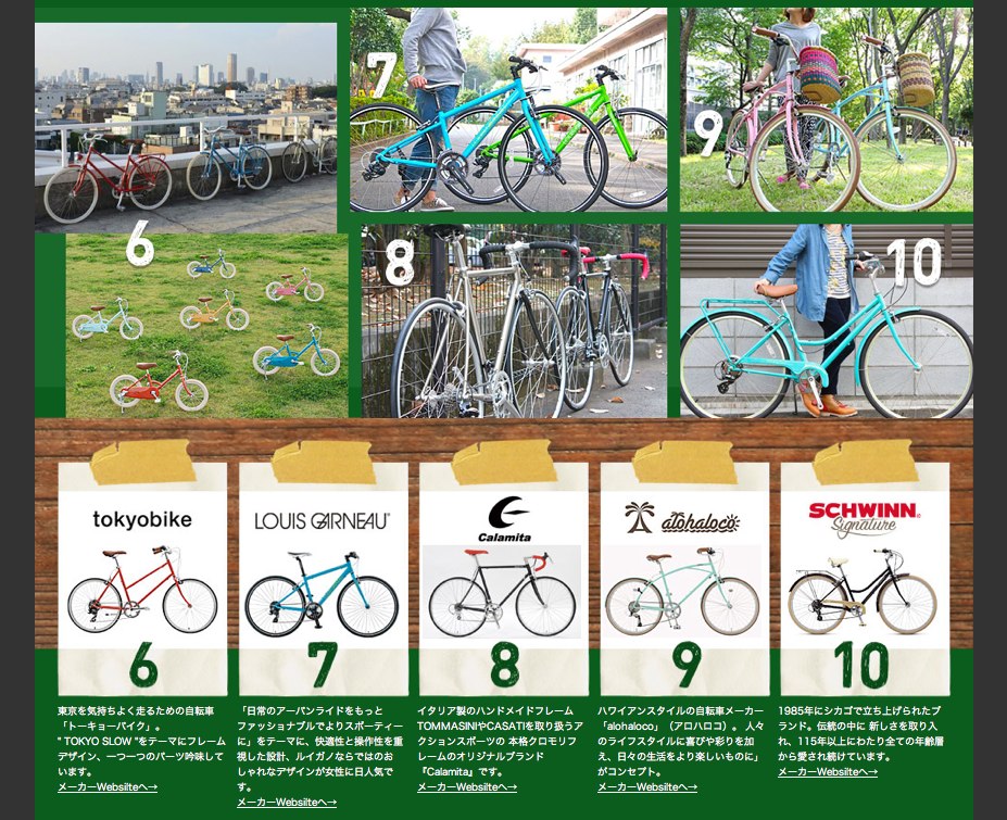 ☆リピト・ホームページ『BIKEページ』更新☆おしゃれ 自転車 女子_b0212032_21122375.jpg