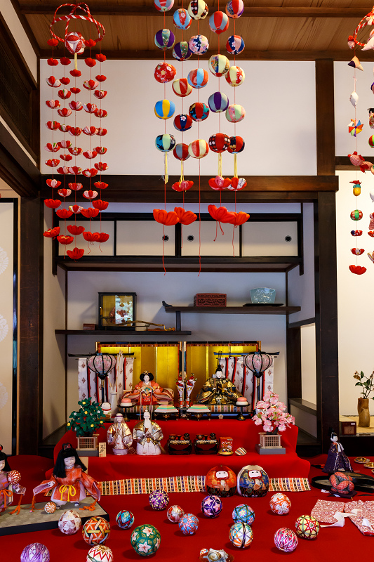 法住寺の梅と吊るし雛_f0155048_21433164.jpg
