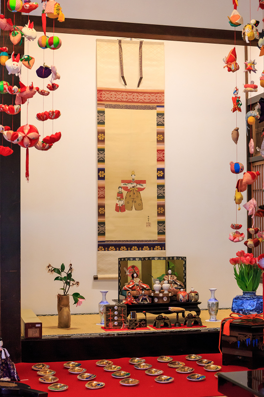法住寺の梅と吊るし雛_f0155048_21492879.jpg