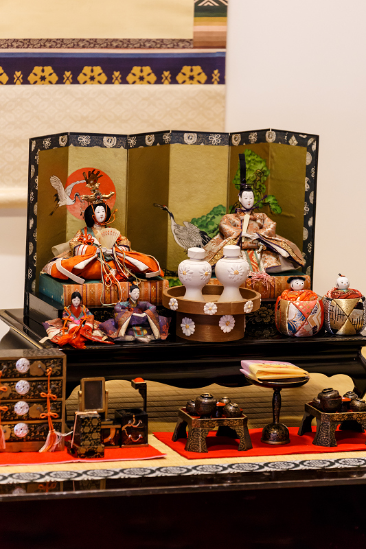 法住寺の梅と吊るし雛_f0155048_21494024.jpg