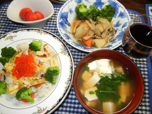 ’14,3,4(火)久しぶりに”ちらし寿司”!_f0060461_11363310.jpg