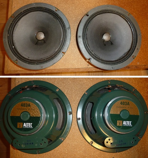 ALTEC403A on Technics SB-240 : 骨董八吋話者 ~vintage 8inch ALTEC403A on Technics SB-240 : 骨董八吋話者 ~vintage 8inch
