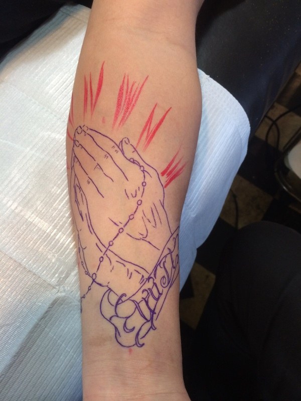 Playing Hand プレイングハンド 2face Tattoo Studio Japan 千葉県木更津市 刺青処 聖針