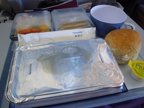 CHINA AIRLINES ホノルル→成田便の機内食_c0152767_1424585.jpg