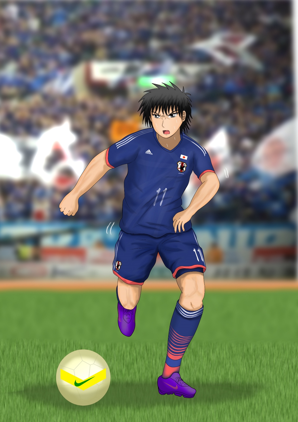 サッカー選手イラスト２ George S Blog